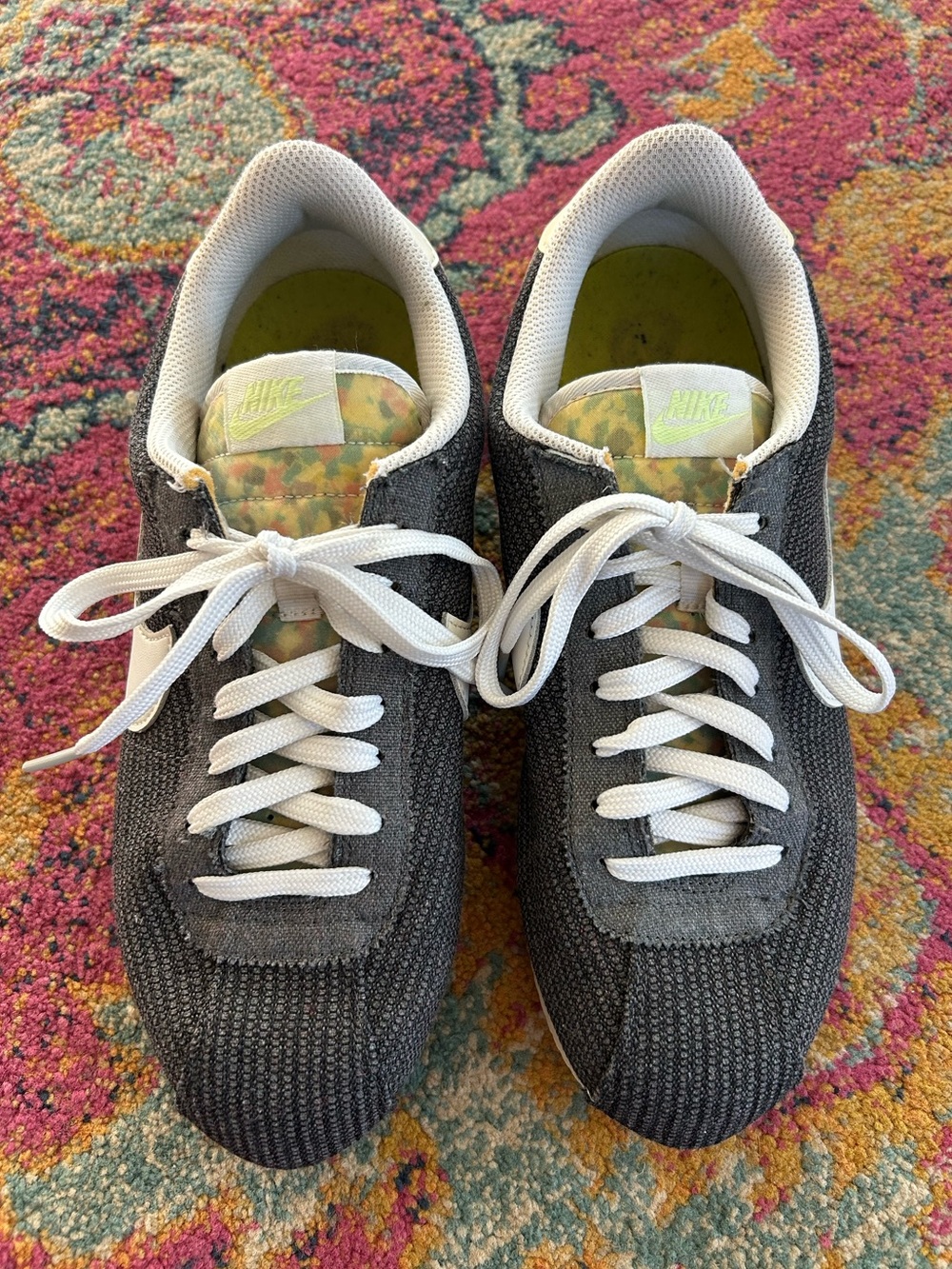 Nike | Women’s ‘Iron Grey’ Cortez Basic Premium Recycled Canvas Pack Sneaker 8.5 - Picture 6 of 16